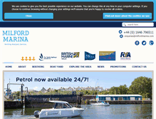 Tablet Screenshot of milfordmarina.com